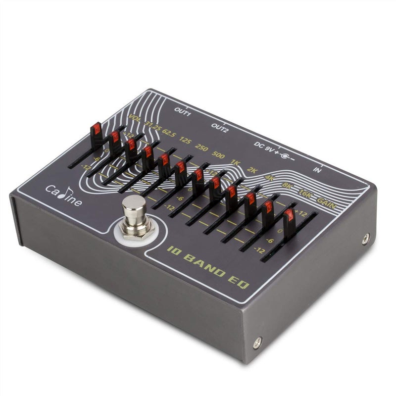 Caline CP-81 10 Band EQ Guitar Effect Pedal V3.0 - Use 500mA Power Supply (Not Included) - Image 2